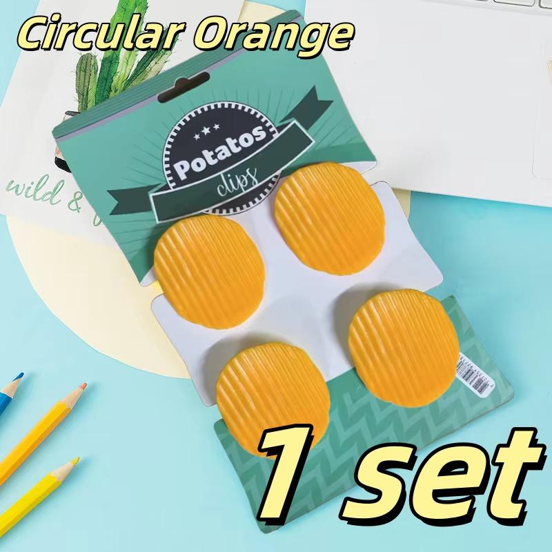 1 Set Creative Simulation Modeling Potato Clip Food Bag Clip Versatile Fresh-Keeping Sealed Snack Bags Bills Kitchen Accessory