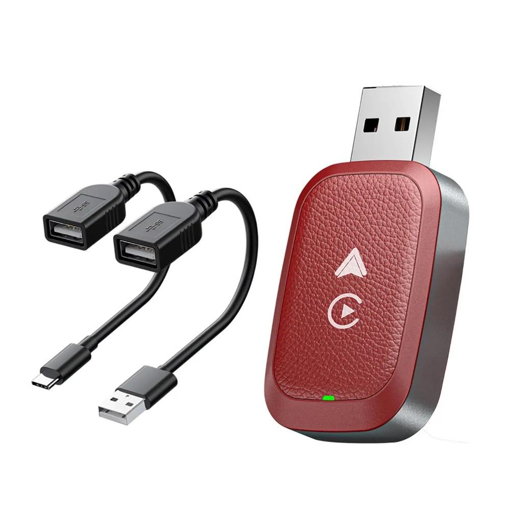 Wireless CarPlay Android Auto Adapter Car Play Adapter Wifi/bluetooth Connect 2 In 1 Wireless Adapter For Netflix For YouTube