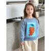 Brand Children's Clothing Korean Style 2026 Spring New Product Kidsren's Pure Cotton Small Terry Sweatshirt Long-Sleeved Girls' Baby Clothes Trendy