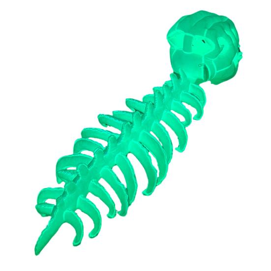 Costume Scheletro di Dinosauro 3D Scheletro di Dinosauro Luminoso nell'Oscurità Peluche Scheletro Carino con Suono Ruggente per Festa in Costume Vestito Cosplay Accessori