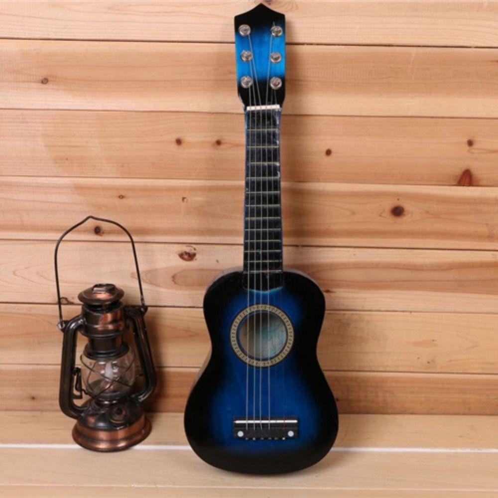 Adjustable String Knob Children's Guitar Solid Wood Musical Instrument Toy  Children Toys