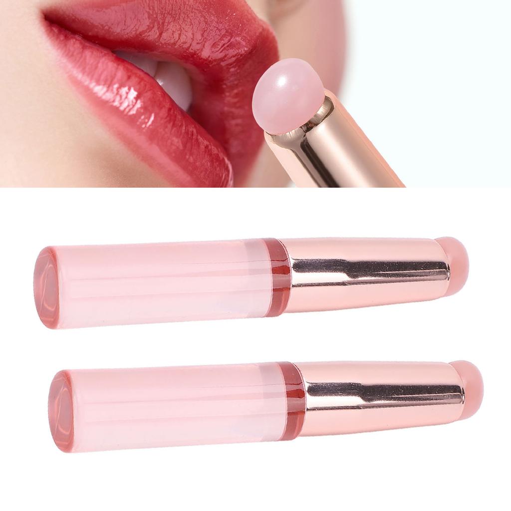 2pcs Lip Applicator Brush Portable Lip Gloss Applicator Makeup Lipstick Applicator for Lip Blush Eye