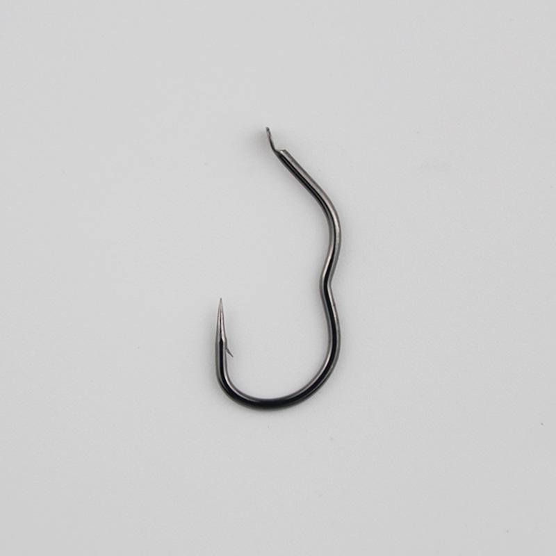 50 Pcs Durable Automatic Flip High Carbon Steel Fishhook With Eye Anti Slip Sharp Barbed Fishing Tackle Accessories
