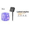 Solar Fairy Lights Outdoor Multicolor Fairy Lights Solar Powered 8 Modes Copper Wire Mini Solar String Lights for Tree Garden