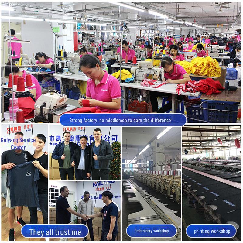 290G National Trend Men's Drop Shoulder Cotton T-shirt – Custom LOGO, Round Neck, Loose Fit, Solid Color