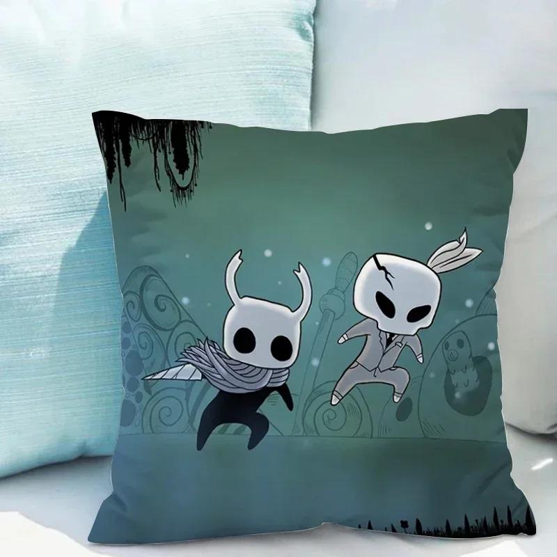 

Декоративная наволочка x Подушки Hollow Knight Домашний декор Двусторонняя печать Наволочки Чехол для подушки x Короткий плюш 66x66cm