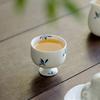1 Pc Chinese Simple Ceramic Tea Cup Handmade Orchid Teacup Household Tea Bowl Beauty Master Cup Travel Personal Tea Set Teaware