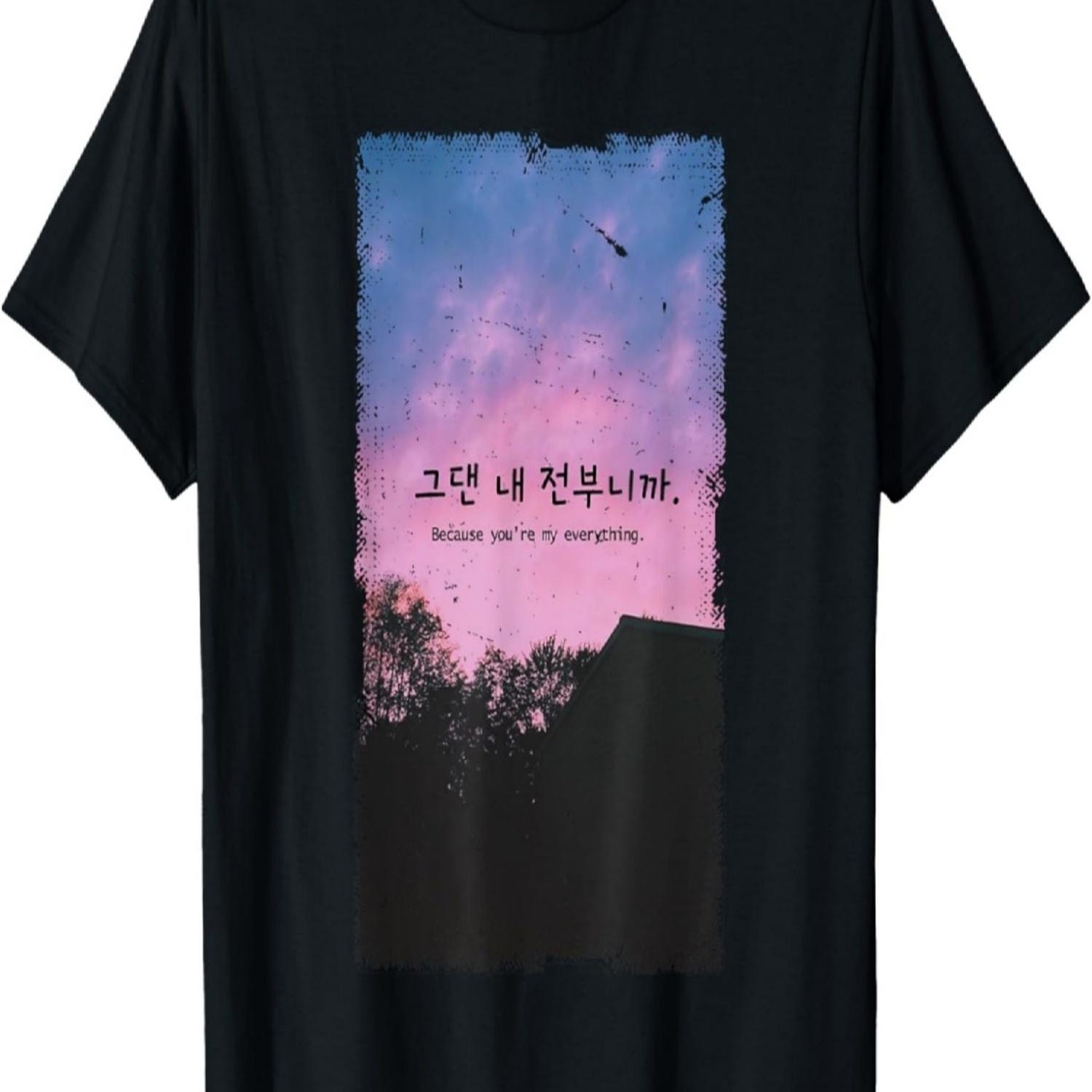KOREAN Cyberpunk SEOUL Streetwear KPOP Aesthetic T-Shirt(6) S