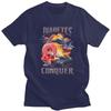 Diabetes Conquer T Shirt for Men Pure Cotton Humor Sarcastic Joke Tshirts Casual Short Sleeve Tee Shirt Slim Fit Clothing Gift