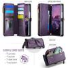 Crossbody Wallet Case for Samsung Galaxy Z Fold 8 RFID Blocking Zipper Pocket 7 Card Holder Leather Flip Shoulder Strap Cover