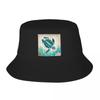 Custom Ocean Sea Turtle Bucket Hat for Women  Unisex  Print Summer Beach Sun Camping Cap