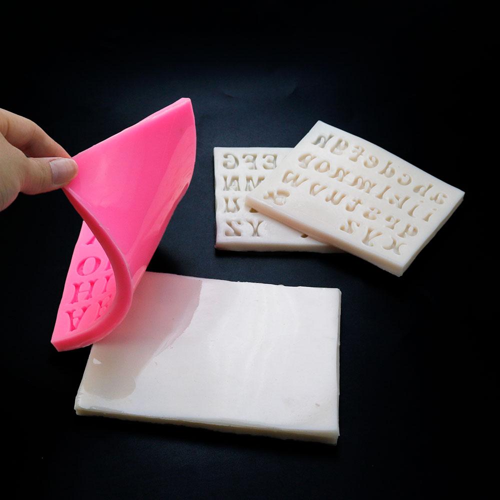 Silicone World 3D Letter Number Silicone Mold Cake Flipping Sugar Chocolate Cake Mold Baking Tools Alphanumeric Resin Molds