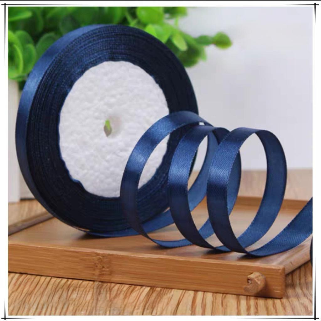 Wholesale 22 Meter/roll Stain Ribbon 1CM Polyester Ribbon for Gift Packing Wedding Party Decoration DIY Handmade Craft Supplies