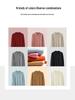 Women's Pure Wool Half-High Neck Knit Sweater - Solid Color, Warm Autumn/Winter Pullover