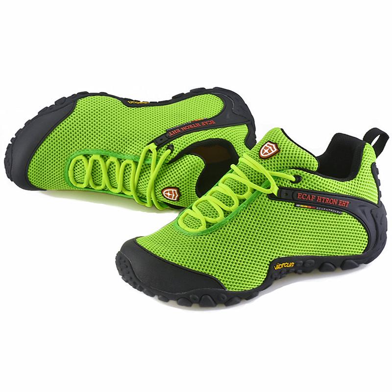 Lesifeisi Unisex Breathable Mesh Hiking Shoes - Anti-Slip, Wear-Resistant for Spring, Summer, and Autumn