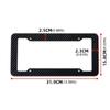Car License Plate Frame Holder Black Car License Plate Frame Label License Plate Label Cover Universal Auto Parts