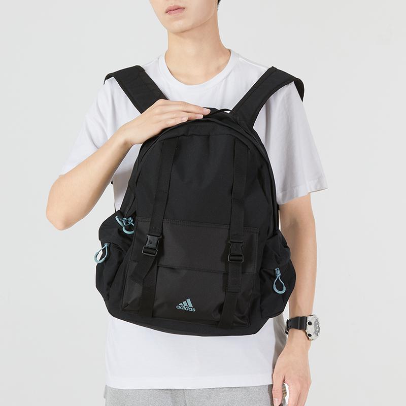 adidas Polyester Handbag Backpack Regular Unisex Black Adidas HA5680