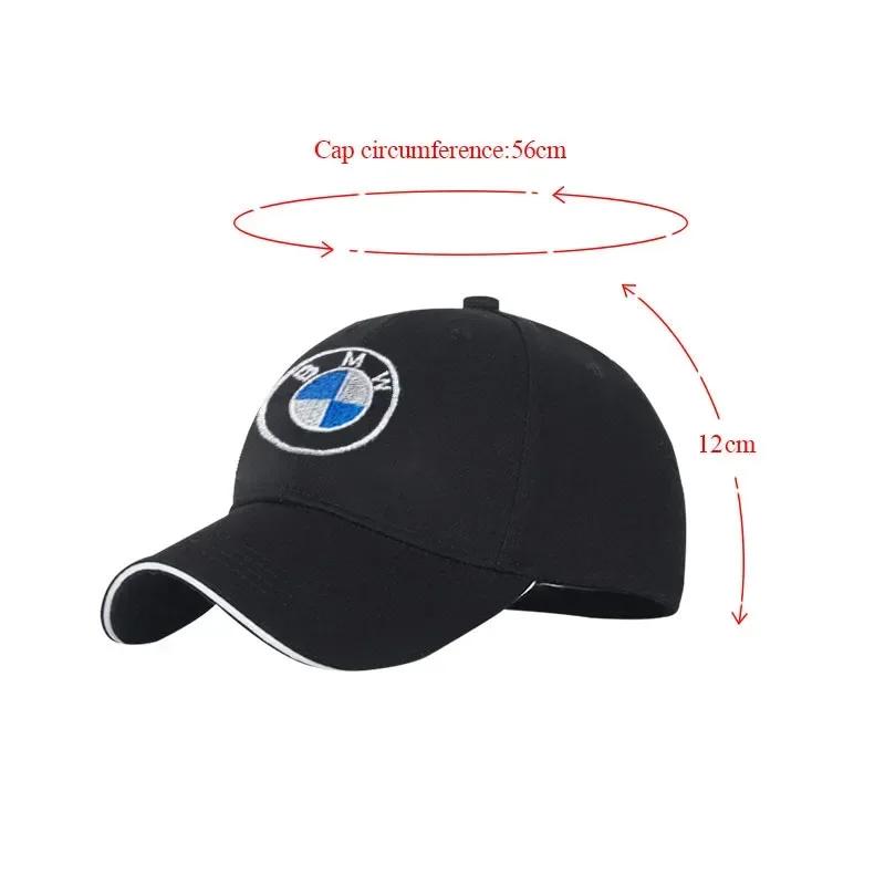 New Car Baseball Cap Fashion Outdoor Sport Cotton Sunblock Hat For BMW E46 E90 E60 F10 E39 F30 E36 E87 E90 E30 E53 F31 E92