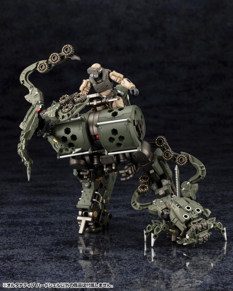 Kotobukiya Hexa Gear Alternative Hard Shell, Total Length Approx. 89mm, 124 Scale Plastic Model