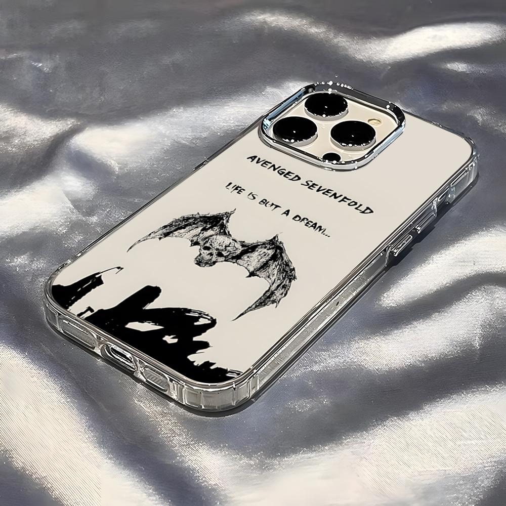 Band A-Avenged Sevenfold Hot Phone Case For IPhone 17 Pro Max 16 15 14 Pro Max IPhone 13 Pro Max 11 Plus Transparent Cover
