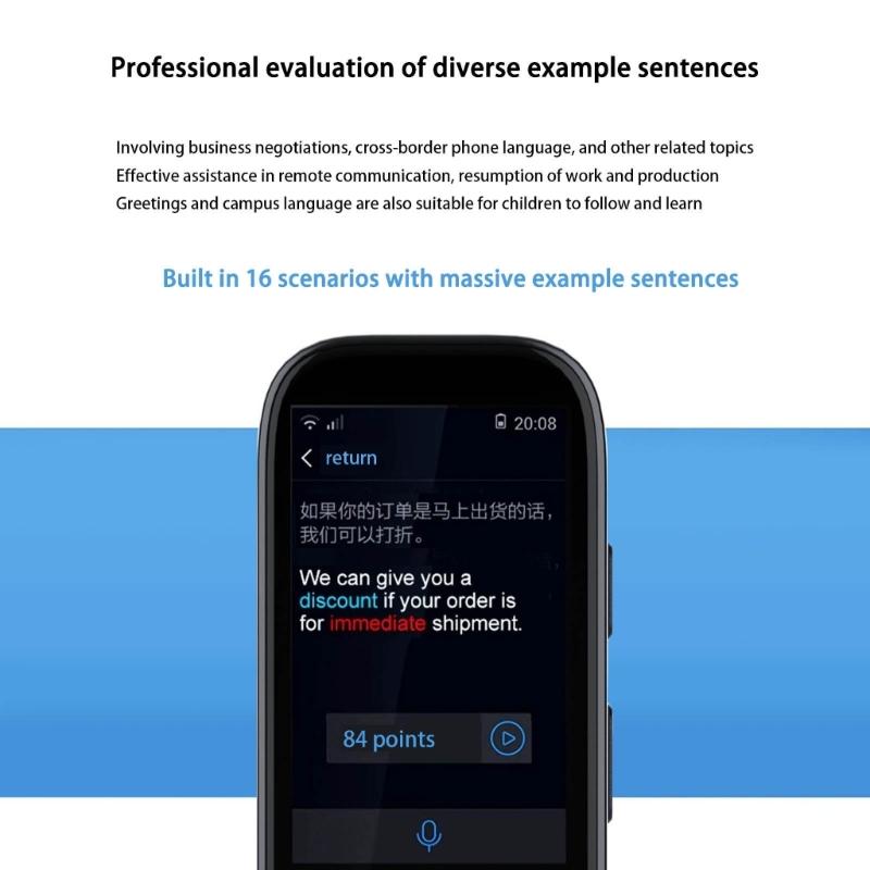 Scan Reader Pen Voice Translator Pen With Multiple Language Support Long Battery Life For Business Travel Students