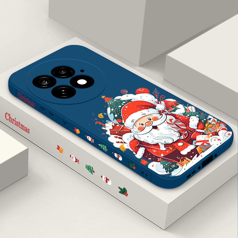 

Santa Claus Pattern Silicone Phone Case For OnePlus 15 13 12 13R 12R 11R Nord 5 5G Soft TPU Back Cover For OnePlus Ace 5 3 2 OnePlus 12R