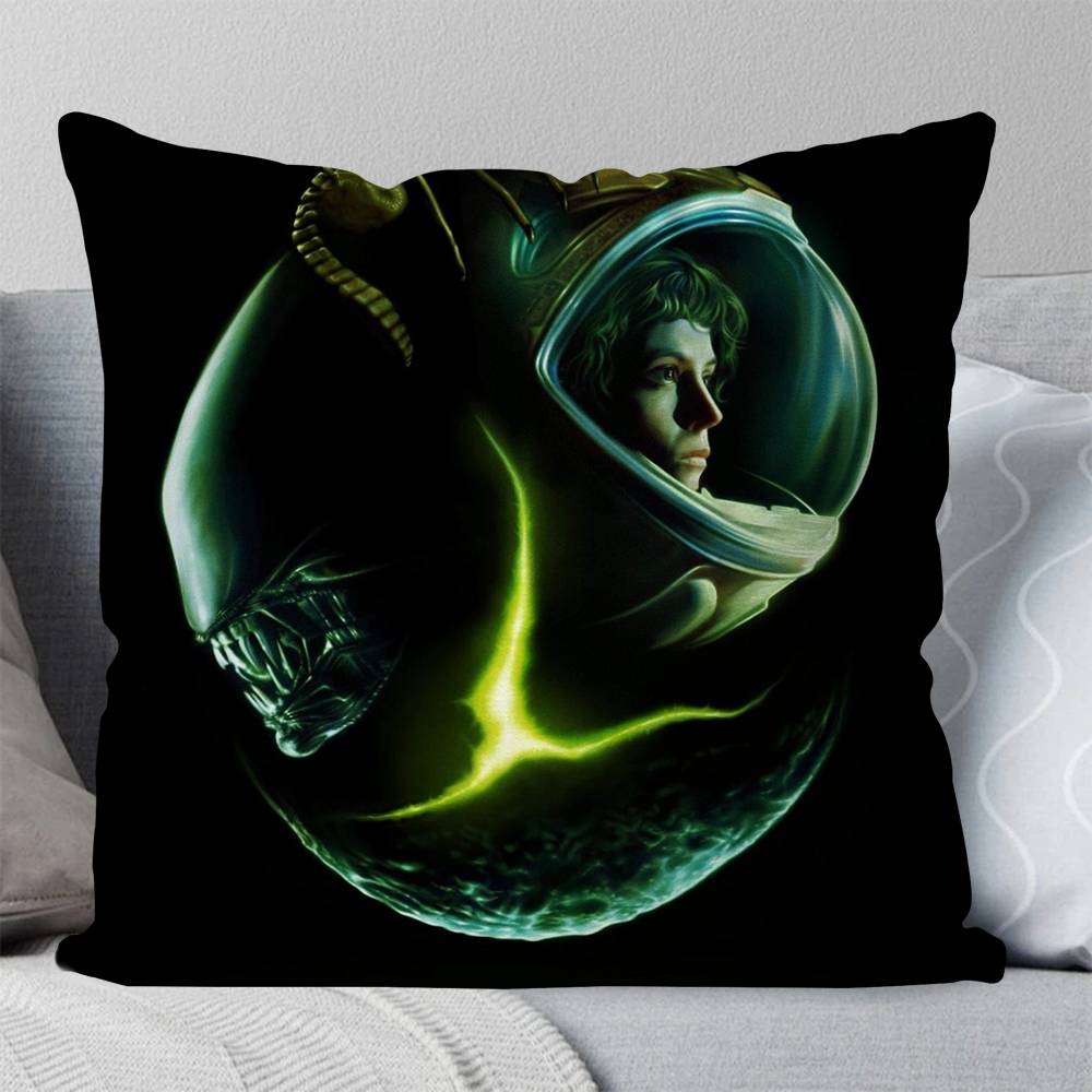 Classic Movie A-Alien Pillow Case Square Pillow Bedroom Sofa Leisure Comfort Cushion Car Living Room Home Decoration