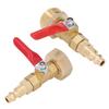 Winterize Blowout Fitting Winterizing Quick Adapter 1/4in Male Quick Connector Antiaging 3/4in Male GHT Thread for RV Yachts