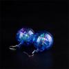 Colorful LED Earrings with Disco Balls Style Nightclub Earrings Plastic Texture Suitable for Party Wear and Clubbing Wear