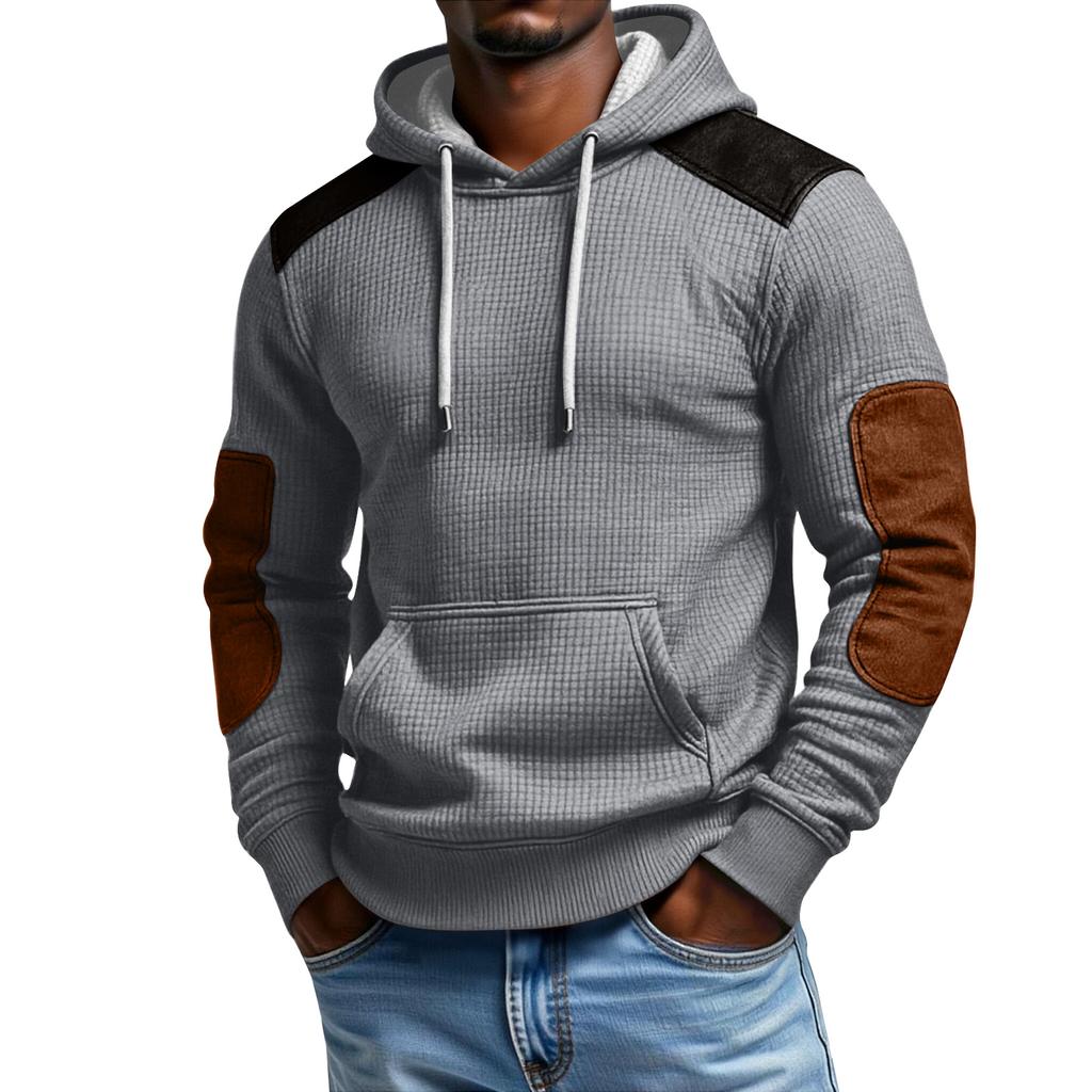 Hanorac pentru bărbați cu blocuri de culoare Hanorac sport pentru bărbați Mărimi mari Hanorac casual