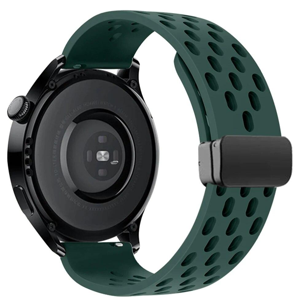 

Ремешок для часов 20 мм 22 мм для часов Samsung 3 4 5 5Pro с магнитной пряжкой для Garmin Vivoactive 4 3 Forerunner 965 255 265 для часов Huawei gt3pro 46 мм 20MM