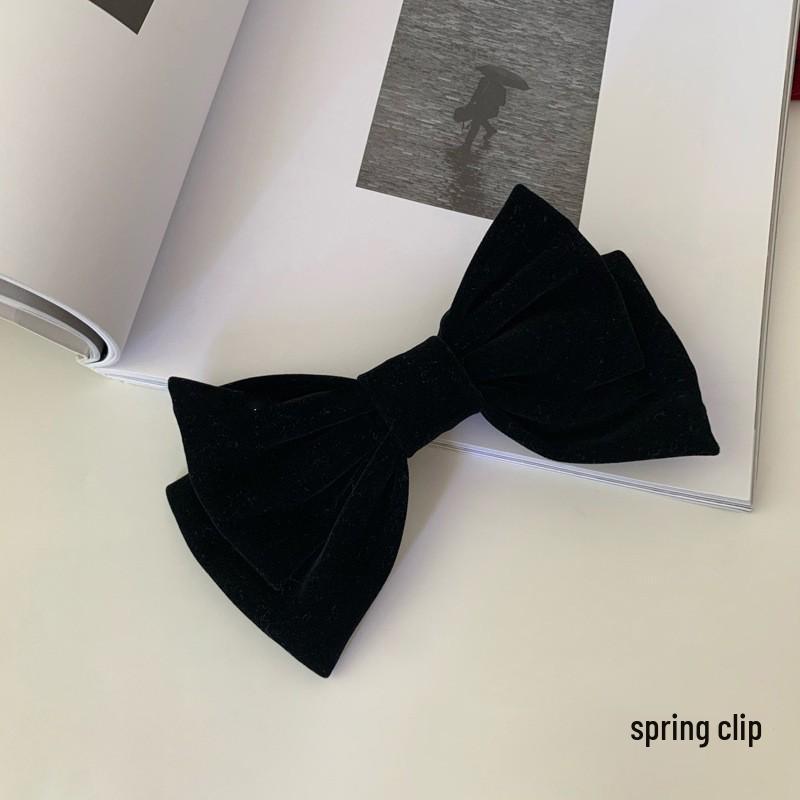 Velvet Big Bow Hair Tie: New Chinese Style Women's Hair Accessory