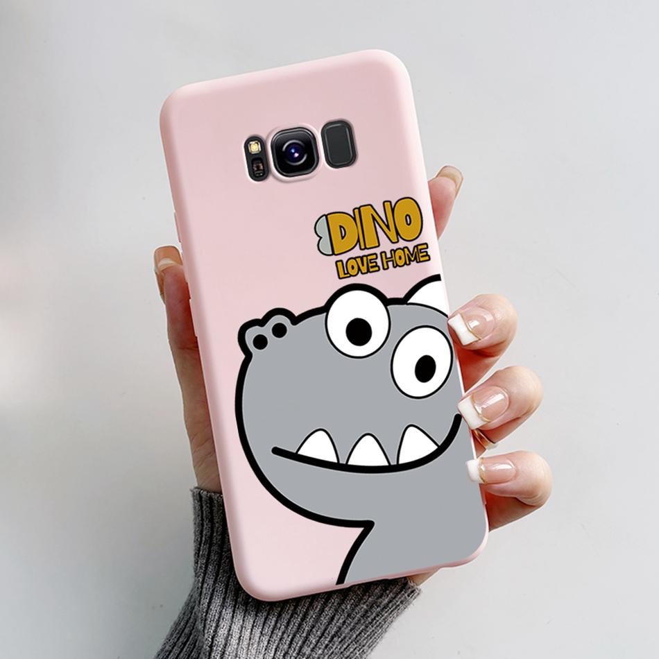 For Samsung Galaxy S8 Plus Case Galaxy S8 Shockproof Back Phone Cases For Samsung S8 GalaxyS8 Plus Cartoon Silicone Cover Bumper