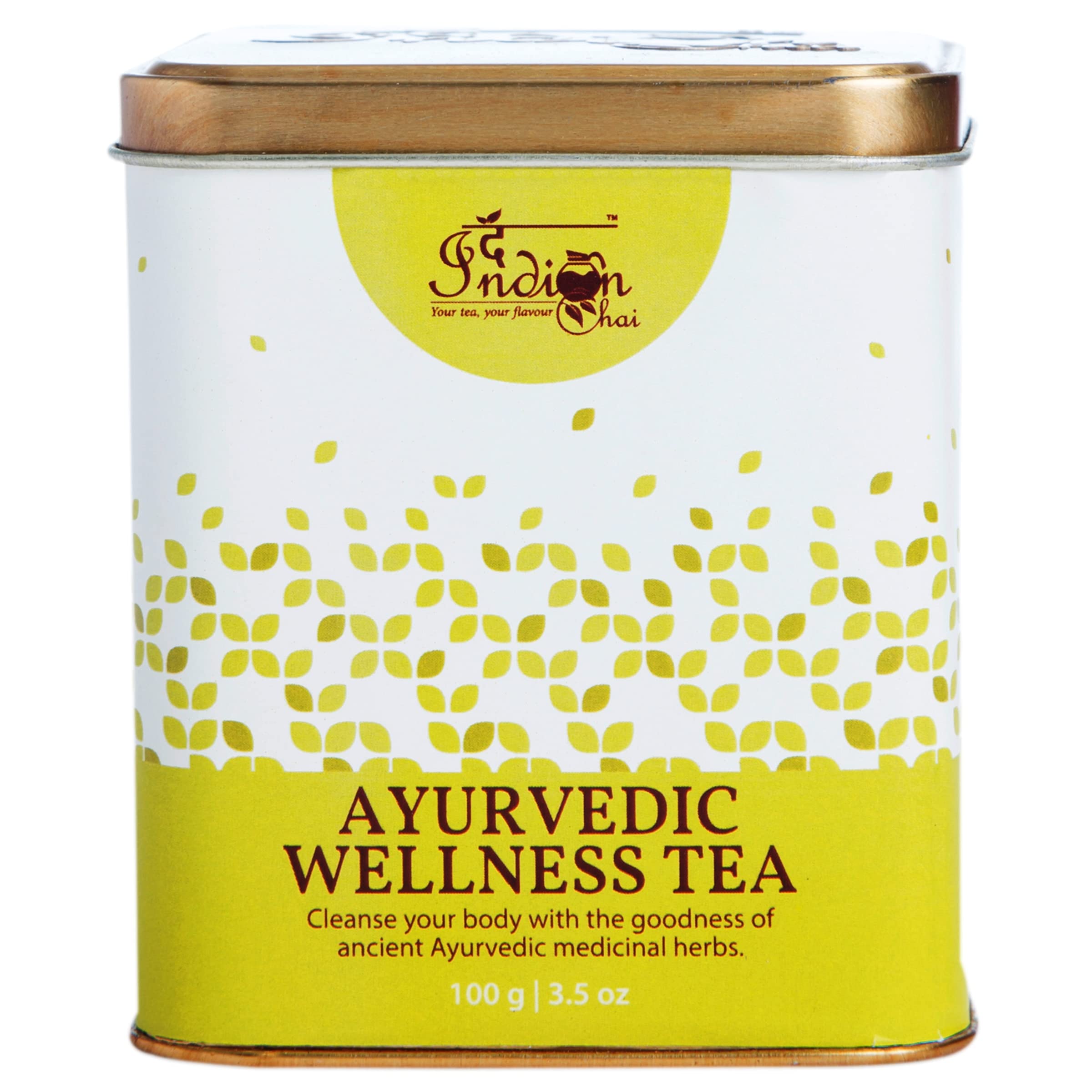 The Indian Chai - Ayurvedic Wellness Tea 100g | Traditional Blend with Tulsi, Spices & Green Tea for Immunity, Digestion & Daily Balance
