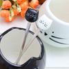 Cute Black/White Cat Stainless Steel Spoon Cartoon Lovely Coffee Milk Tea Ceramic Stir Spoon