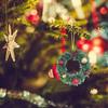 Christmas Celebration Christmas Ball Wreath Desktop Christmas Element Charming Seasonal Decor Easy Installation Wreath