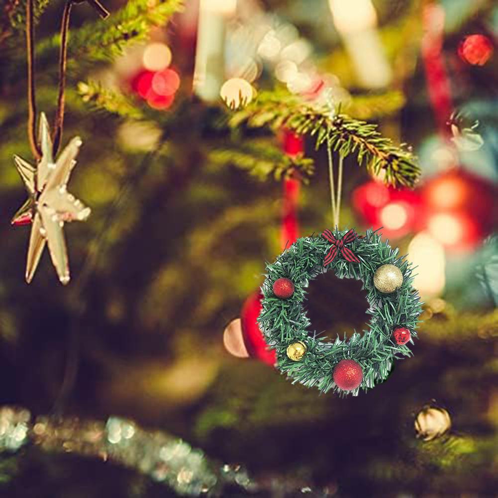 Christmas Celebration Christmas Ball Wreath Desktop Christmas Element Charming Seasonal Decor Easy Installation Wreath