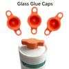 3PCS Glass Glue Caps - Durable Plastic Sealing Caps for Standard Glue Bottles, Portable Decoration Tools, tool accessories