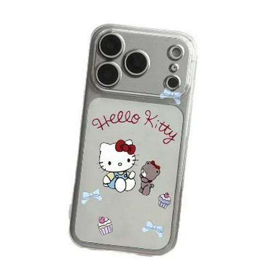 Hello Kitty Space Shell, Transparent Drop-Proof Case for Apple 17 Pro Max, 16, 15, 14/13, 12 Pro