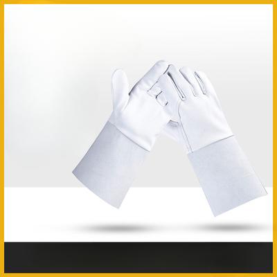 Extended Sheepskin Welding Gloves Auto Assembly Wear-resistant Gloves Site Welder Protective Gloves Welding Gloves