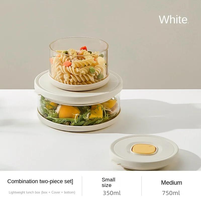 Stikla Tupperware komplekts Pusdienu kastīte Hermētiskas