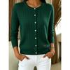 **Cardigan da Donna a Maglia con Bottoni, Color Block, Design con Bavero, Giovanile, Versatile, Manica Lunga, Comodo, Stile Casual, Maglione**
