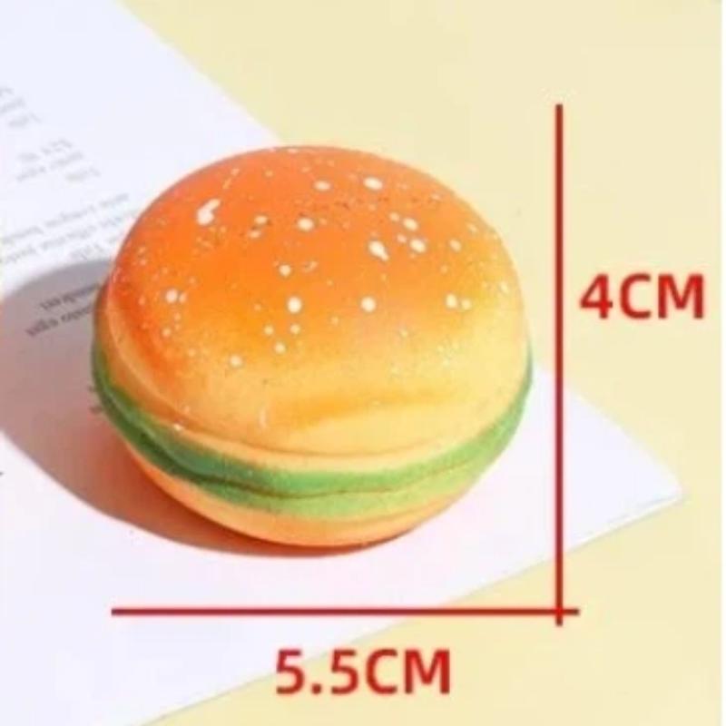 Quetschiger Hamburger Stressball Autismus Sensorisches Spielzeug Stress Angst Linderung Fidget Spielzeug Kneten Dekompression Spielzeug