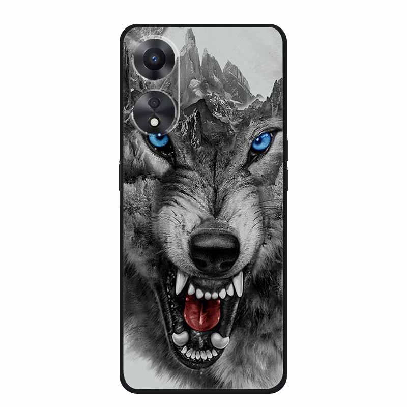 For Honor X5 Plus Phone Case Cover Lion Wolf Tiger Cat Black Silicone Soft Back Cases For Honor X5 Plus Case X5Plus Coque Fundas