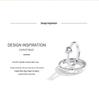 S925 Silver Couple Rings for Men & Women: Japanese & Korean Style Love Heart Matching Rings, Perfect for Proposals and Romantic Gifts.