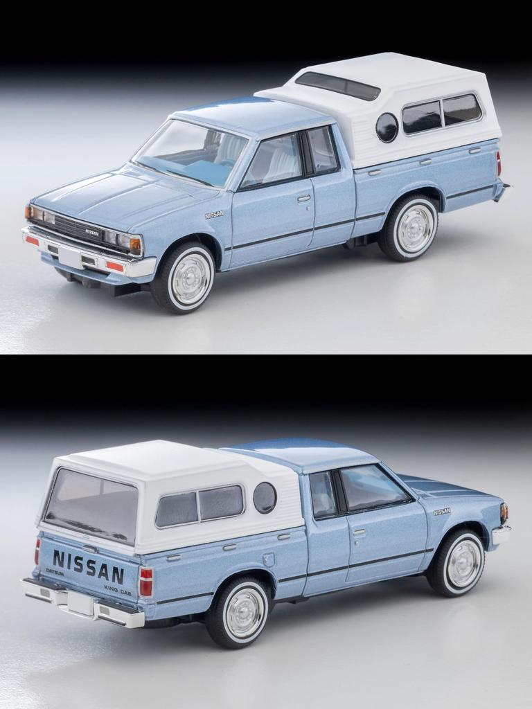 TOMYTEC Tomica Limited Vintage Neo Nissan Truck King Cab Blue Mist North American Specification Finished Model 339359 1/64 LV-N374a