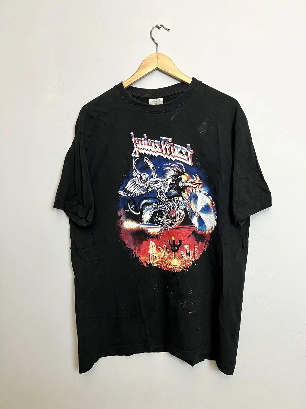 Vintage 90s Judas Priest Painkiller Metal Band Rock Tee Unisex T-Shirt XXL