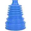 CV Boot Kit, Universal Silicone CV Axle Boot Dust Cover, Rubber, Ball Head Design, Blue, 1 Dust Cover and 4 Clamps