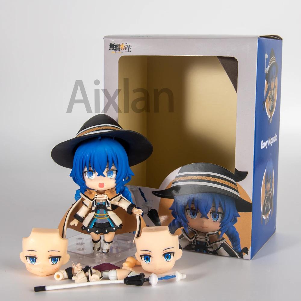 Aixlan#1567 Mushoku Tensei Figure Roxy Cute Edition 10CM Jobless Reincarnation PVC Action Figure Amine Collectible Figurine