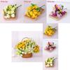 Daisy Artificial Flower Bouquet For Wedding Decor Home Staging Photography Props